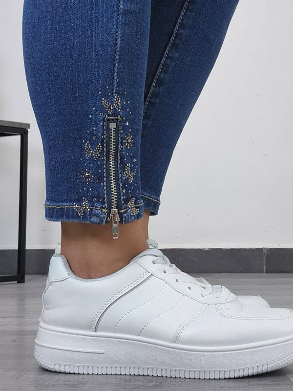 JEANS HLAČE F7354
