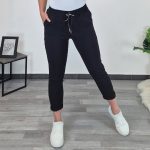 HLAČE 9108 7/8 ČRNE