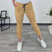 HLAČE 9108 7/8 RUMENE