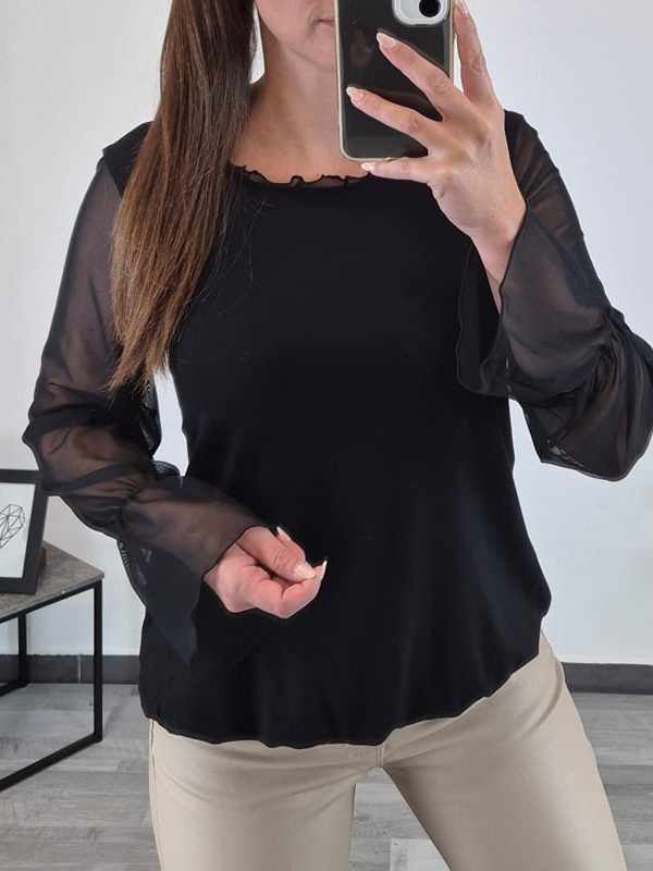 ŽENSKA MAJICA JASA ČRNA