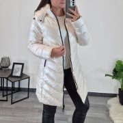 PLAŠČ 23025 BELA - slika 3
