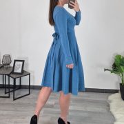OBLEKA 5102 MODRA - slika 5