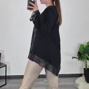 MAJICA VANIKA ČRNA - slika 2
