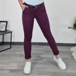 HLAČE 1461-T BORDO