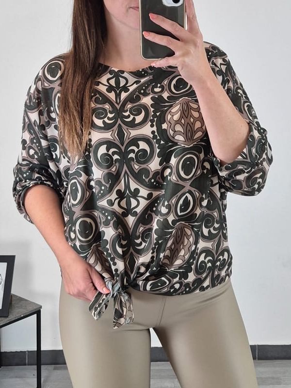 BLUZA 13759 OLIV