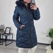 PLAŠČ 2528 TEMNO MODER - slika 3