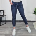 7/8 ŠPORTNE HLAČE 6681 MODRE