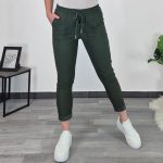 ŠPORTNE HLAČE 6681 OLIV