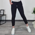 ŠPORTNE HLAČE 6681 ČRNE