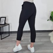 ŠPORTNE HLAČE 6681 ČRNE - slika 2