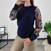 PLETENINA Y2070 TEMNO MODRA - slika 2