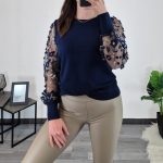 PLETENINA Y2070 TEMNO MODRA