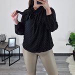 BLUZA 672306 ČRNA