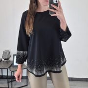 BLUZA 11769 ČRNA - slika 2