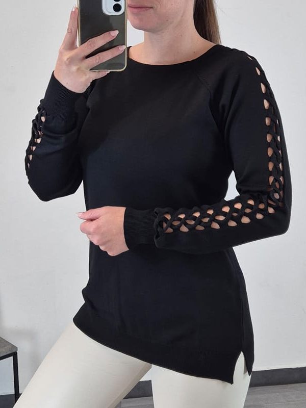 PULOVER DLV-367 ČRNA