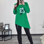 TUNIKA BELE ZELENA