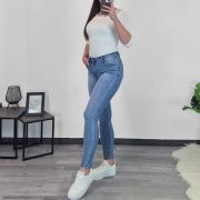 PUSH UP JEANS HLAČE SA6976 - slika 3