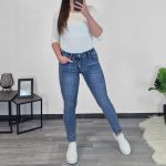 PUSH UP JEANS HLAČE Z3494