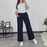 HLAČE 25328 BANU 7/8 TEMNO MODRE