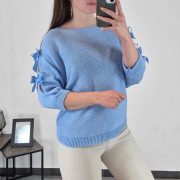 PULOVER 243 MODRA - slika 2