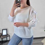 PULOVER 243 BELA - slika 2
