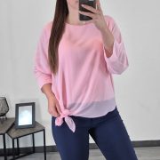BLUZA 18145 ROZA