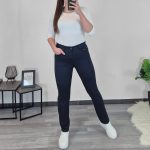 HLAČE PUSH UP ML8318 TEMNO MODRE