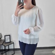 BLUZA 18207 BELA - slika 2