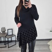 TUNIKA NAJA ČRNA KROG - slika 2