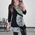 TUNIKA DEA ČRNO BELA