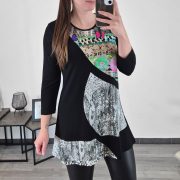 TUNIKA DEA ČRNO BELA