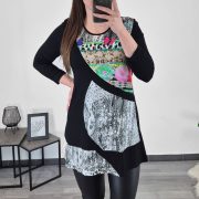 TUNIKA DEA ČRNO BELA - slika 2