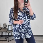 BLUZA 71227 MODRA