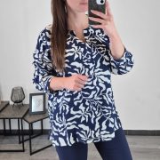 BLUZA 71227 MODRA