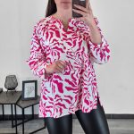 BLUZA 71227 ROZA
