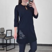 TUNIKA AURORA TEMNO MODRA - slika 3
