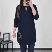 TUNIKA AURORA TEMNO MODRA - slika 2