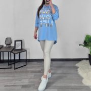 TUNIKA 95076 SVETLO MODRA - slika 3