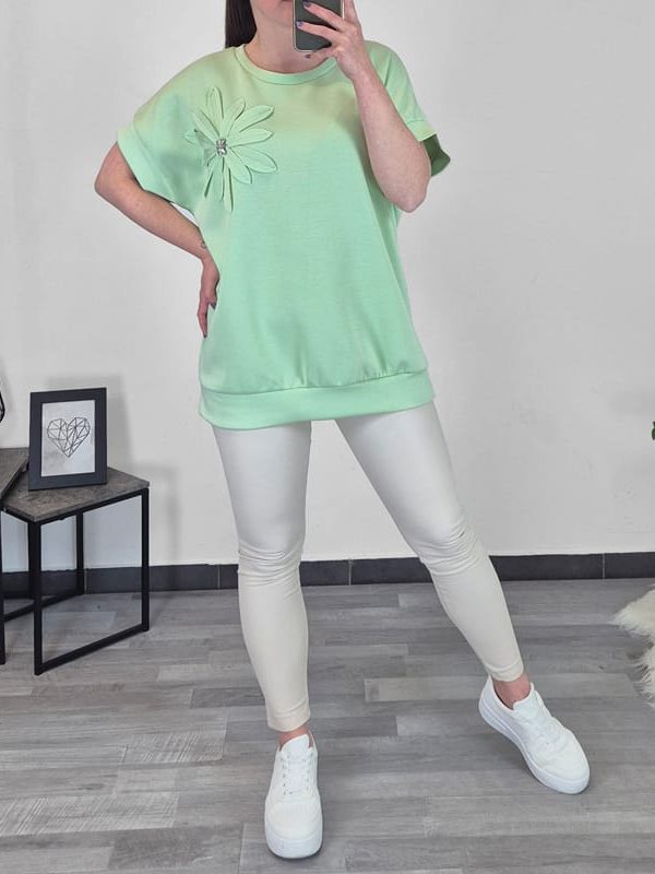 MAJICA 13371 MINT ZELENA