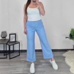 HLAČE 8004 SVETLO MODRE