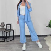 HLAČE 8004 SVETLO MODRE - slika 2