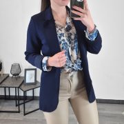 JAKNA 82055 TEMNO MODRA - slika 2