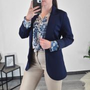 JAKNA 82055 TEMNO MODRA - slika 3