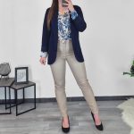 JAKNA 82055 TEMNO MODRA