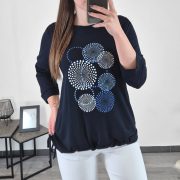 MAJICA LIA TEMNO MODRA 1