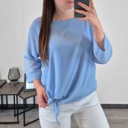 BLUZA 18145 MODRA