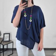 MAJICA 24565 TEMNO MODRA - slika 3