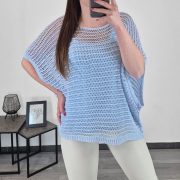 PULOVER 84199 SVETLO MODER - slika 3