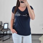 MAJICA 589 TEMNO MODRA