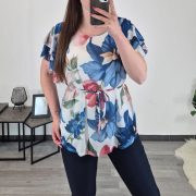 BLUZA 91241 MODRA - slika 2